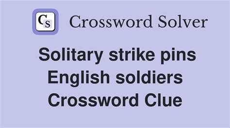 british soldier crossword clue|english soldier crossword clue.